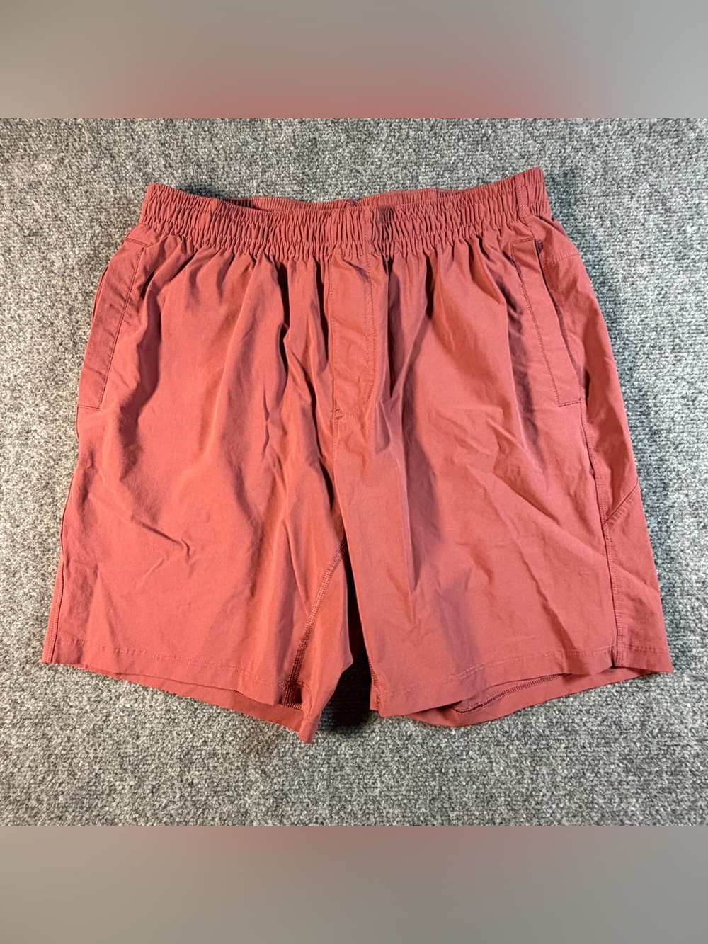 Bearbottom Shorts Mens 7 Inch Inseam Athletic Maroon Size Medium Stretch